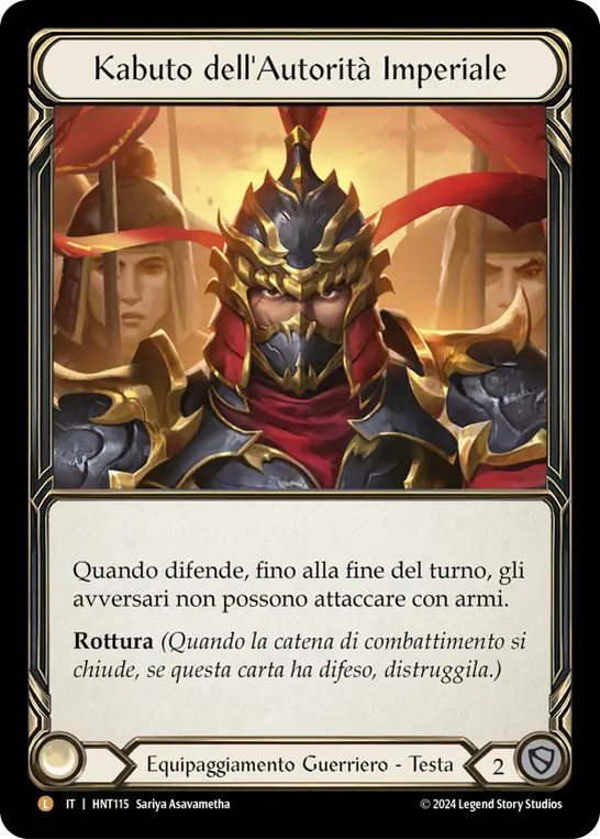 Card: Kabuto of Imperial Authority