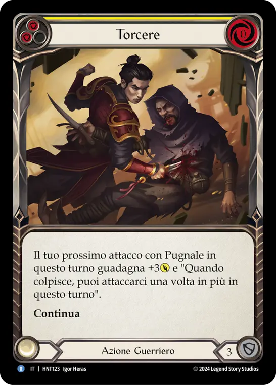 Card: Twist and Turn (yel)