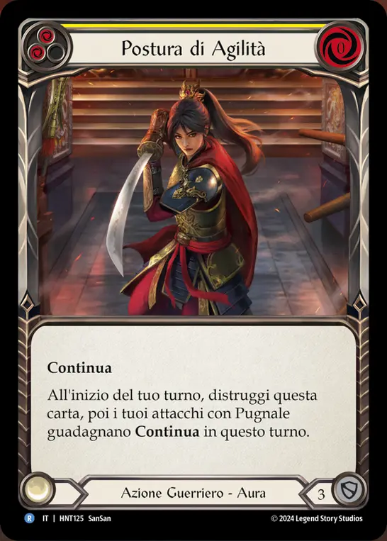 Card: Agility Stance (yel)