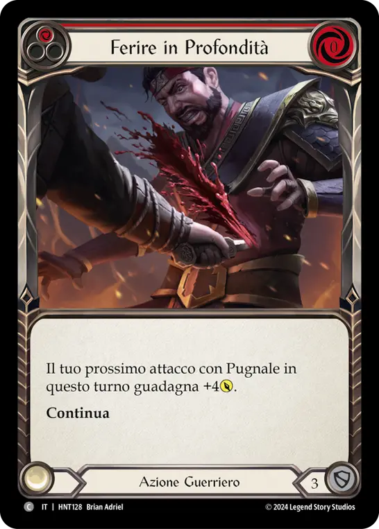 Card: Cut Deep (red)