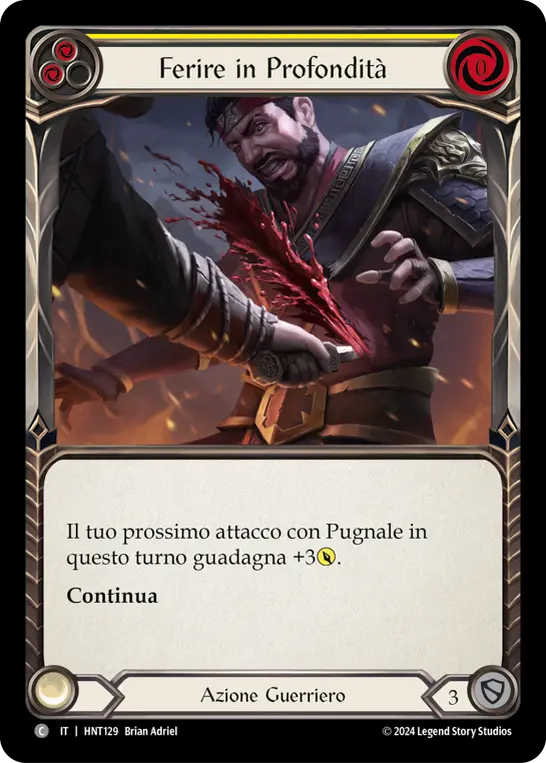 Card: Cut Deep (yel)