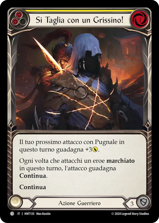 Card: Knife through Butter (yel)