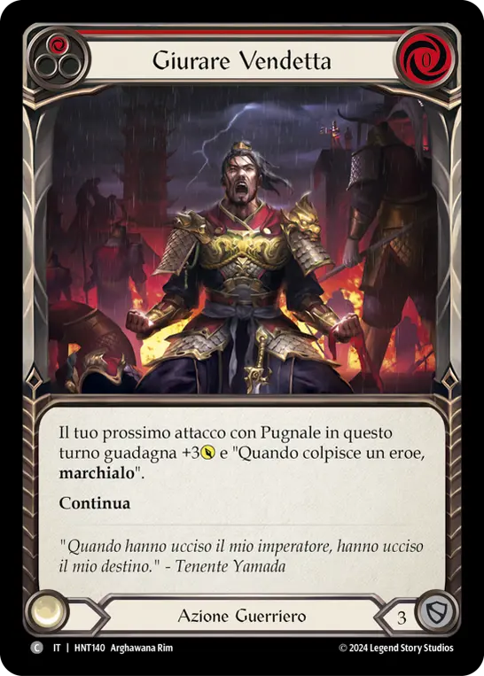 Card: Sworn Vengeance (red)