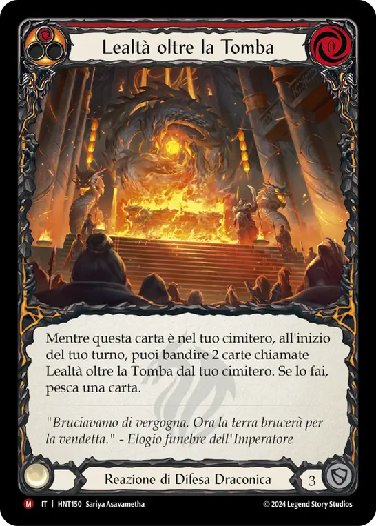 Card: Loyalty Beyond the Grave (red)