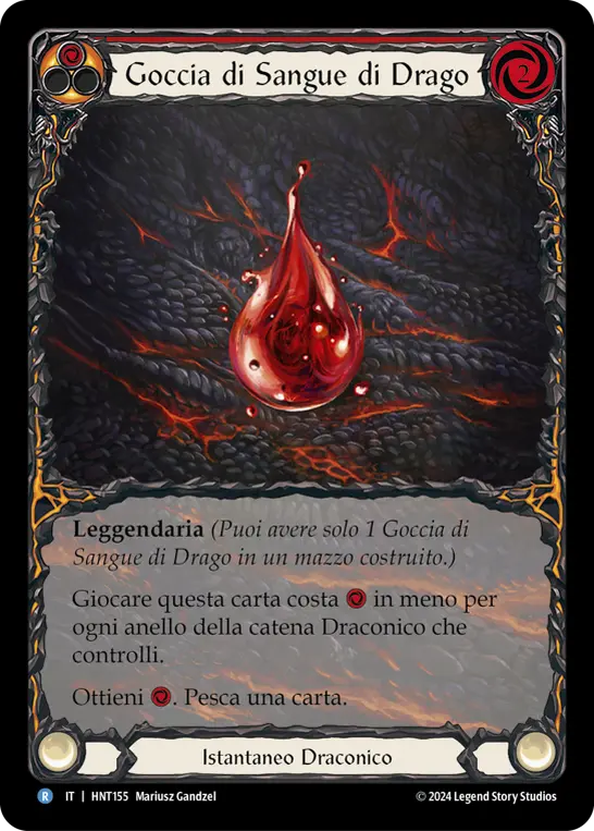 Card: Drop of Dragon Blood (red)