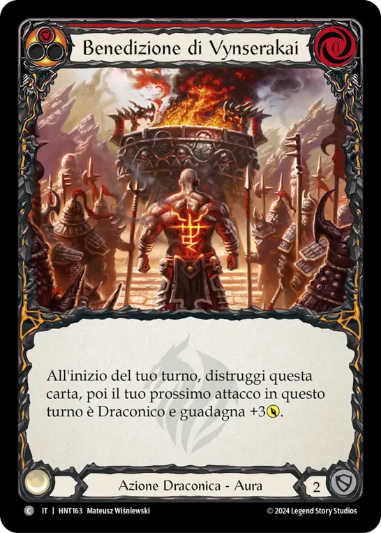Card: Blessing of Vynserakai (red)