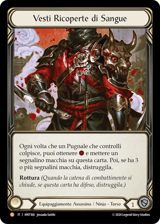 Card: Blood Splattered Vest
