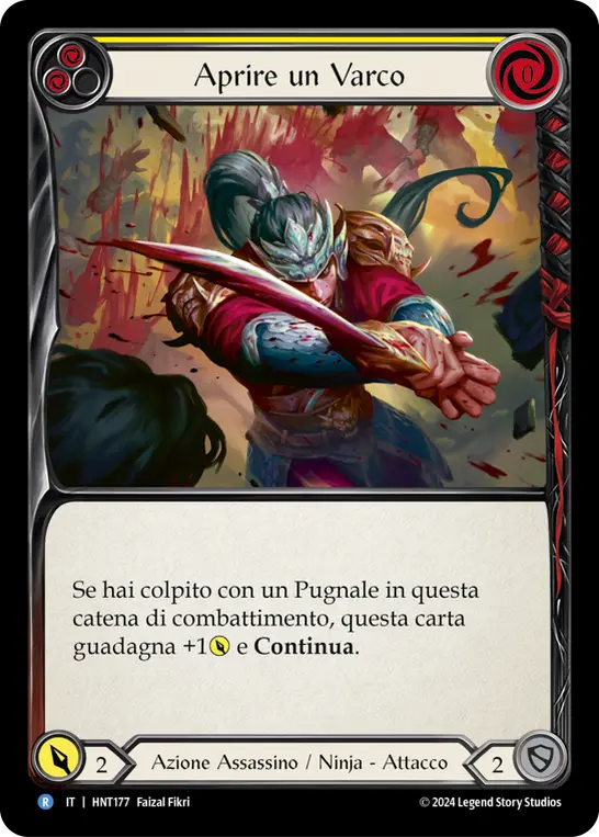 Card: Cut Through (yel)