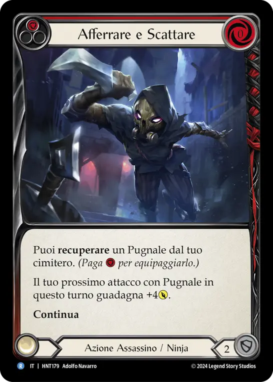 Card: Up Sticks and Run (red)