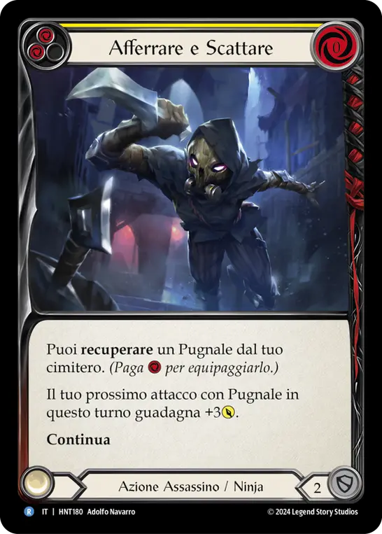 Card: Up Sticks and Run (yel)