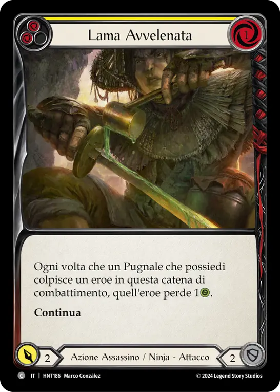 Card: Poisoned Blade (yel)
