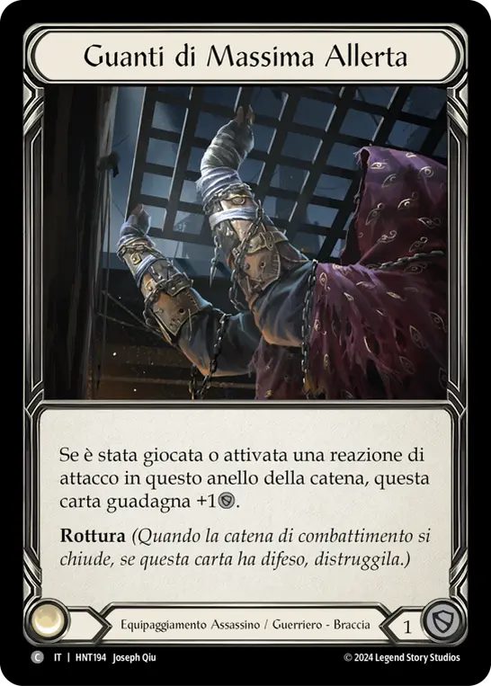 Card: Red Alert Gloves