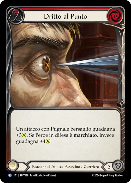Card: To the Point (red)
