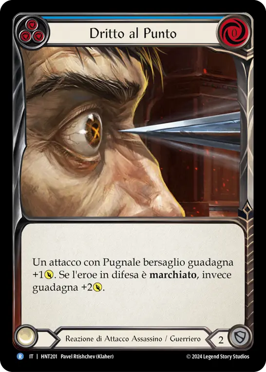 Card: To the Point (blu)