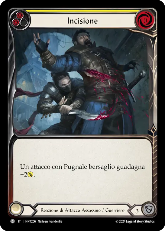 Card: Incision (yel)