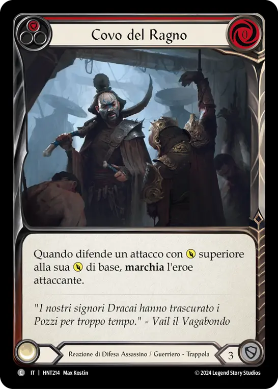 Card: Den of the Spider (red)