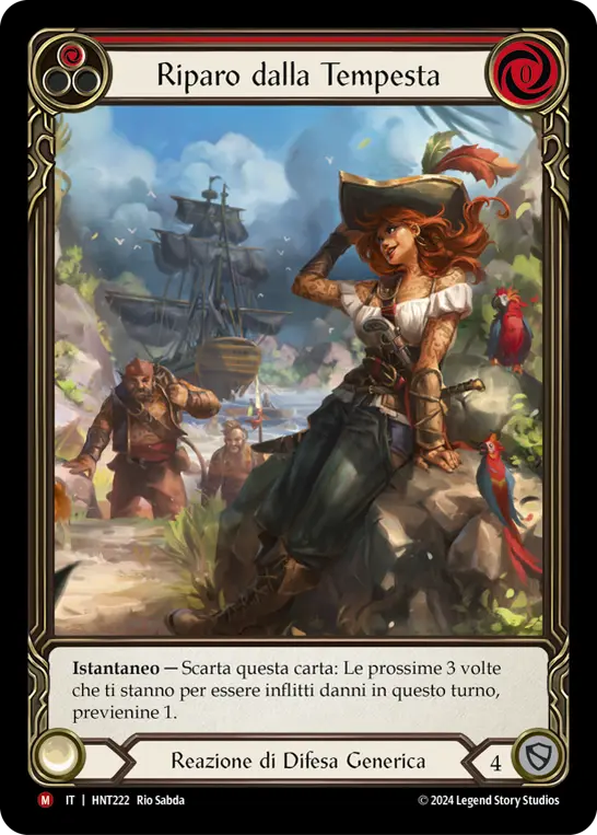 Card: Shelter from the Storm (red)