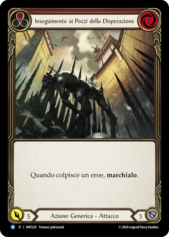 Card: Pursue to the Pits of Despair (red)