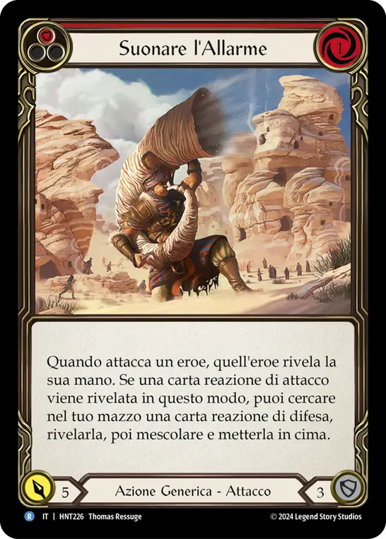Card: Sound the Alarm (red)