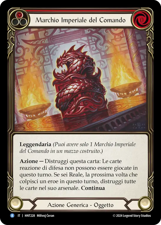 Card: Imperial Seal of Command (red)