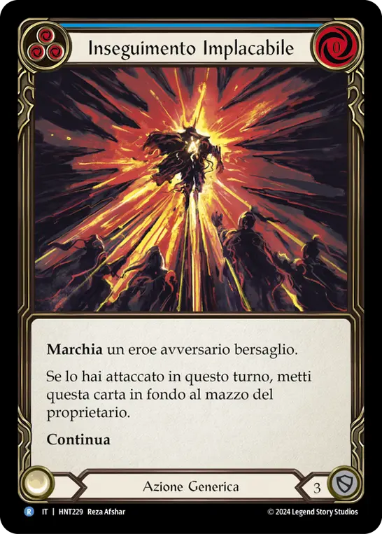 Card: Relentless Pursuit (blu)