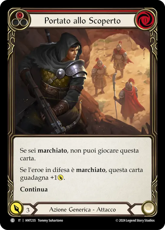 Card: Outed (red)