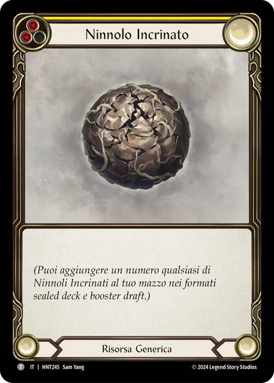 Card: Cracked Bauble (yel)