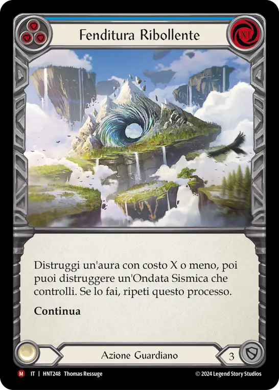 Card: Roiling Fissure (blu)
