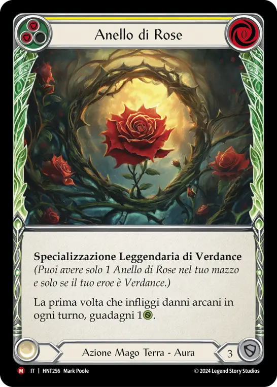 Card: Ring of Roses (yel)