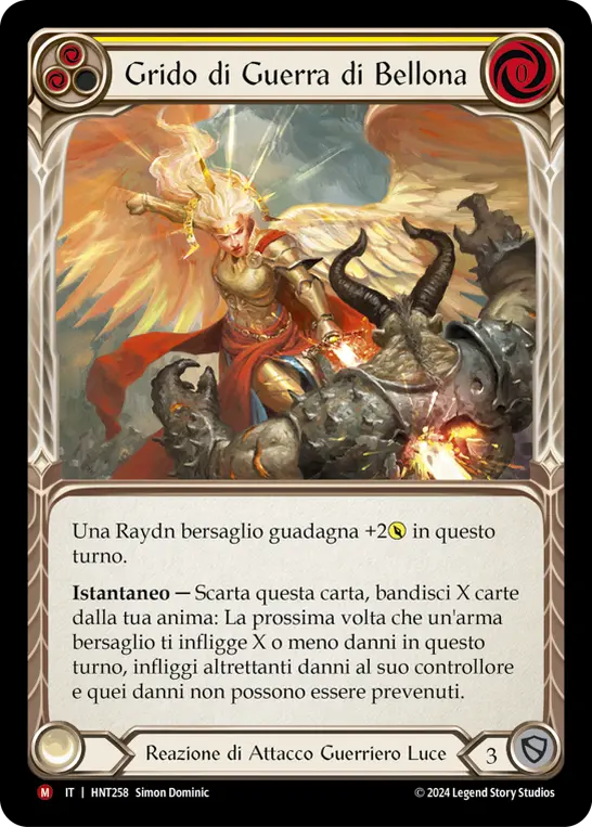 Card: War Cry of Bellona (yel)
