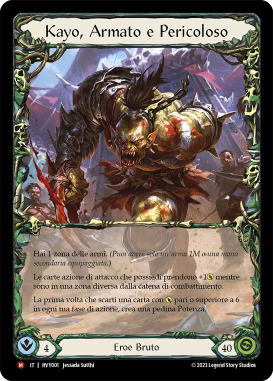 Card: Kayo, Armed and Dangerous