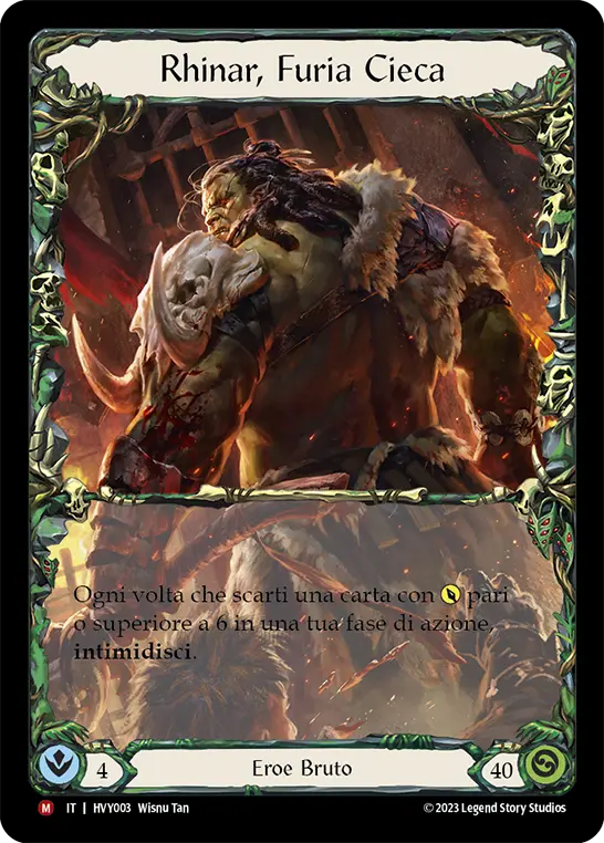 Card: Rhinar, Reckless Rampage