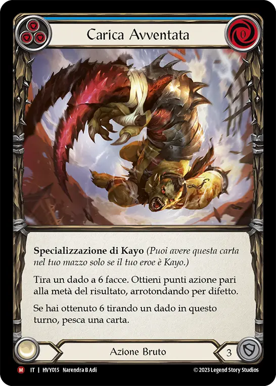Card: Reckless Charge (blu)