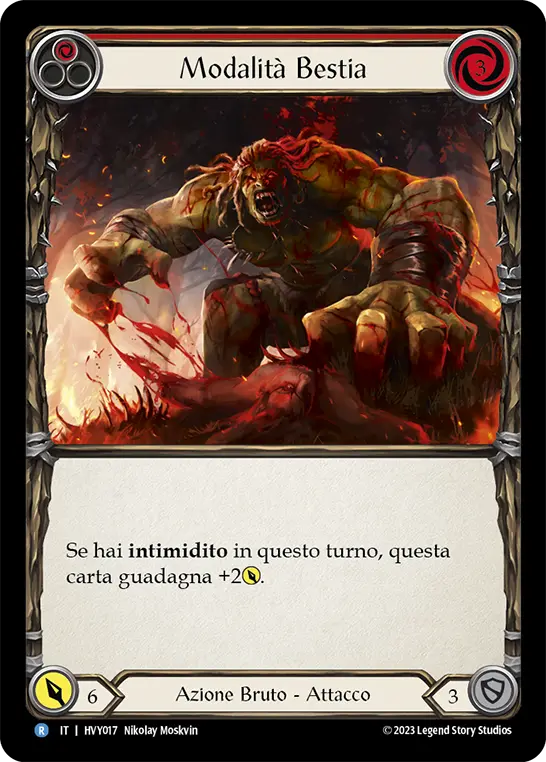 Card: Beast Mode (red)