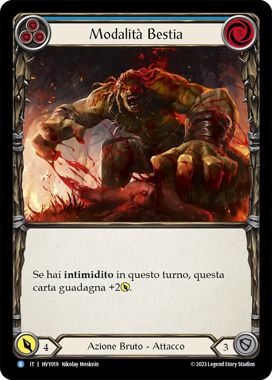 Card: Beast Mode (blu)