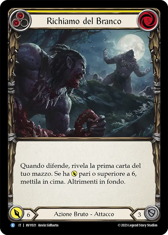 Card: Pack Call (yel)