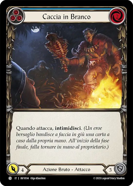 Card: Pack Hunt (blu)