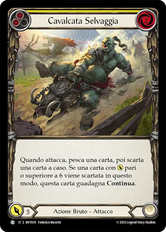 Card: Wild Ride (yel)