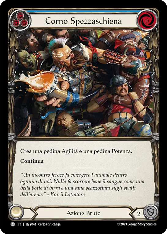 Card: Smashback Alehorn (blu)