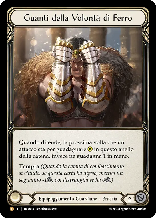 Card: Gauntlets of Iron Will