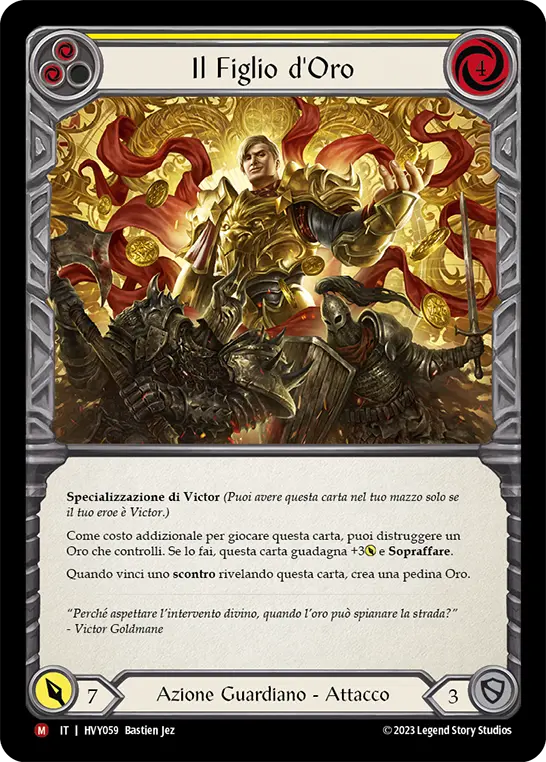 Card: The Golden Son (yel)