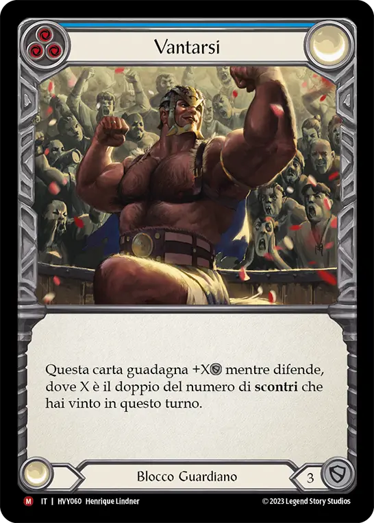 Card: Boast (blu)