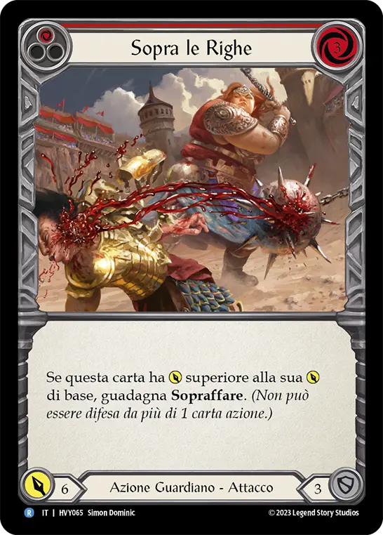 Card: Over the Top (red)