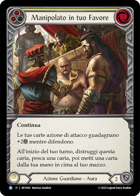 Card: Stacked in Your Favor (yel)