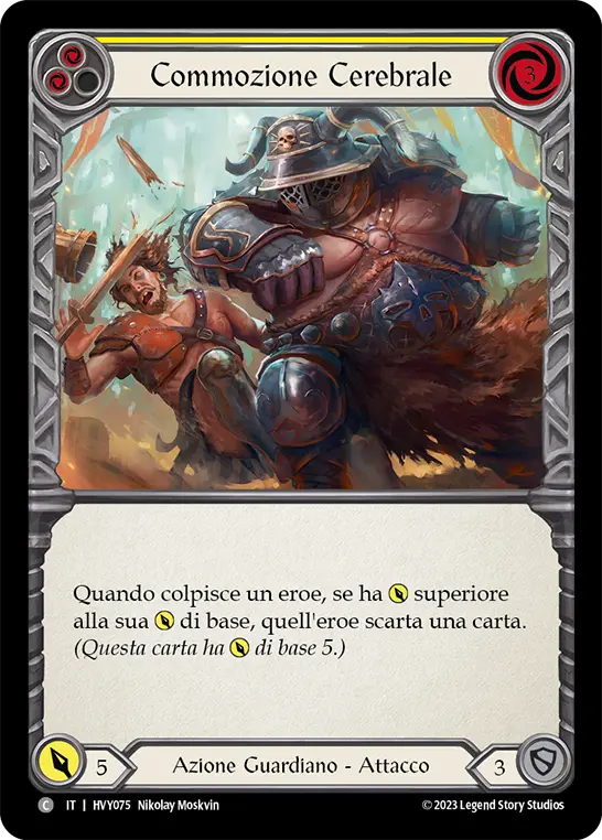 Card: Concuss (yel)