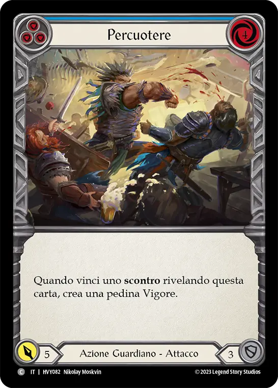 Card: Wallop (blu)