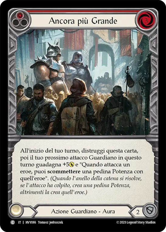 Card: Bigger Than Big (red)