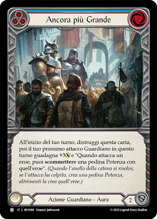Card: Bigger Than Big (blu)