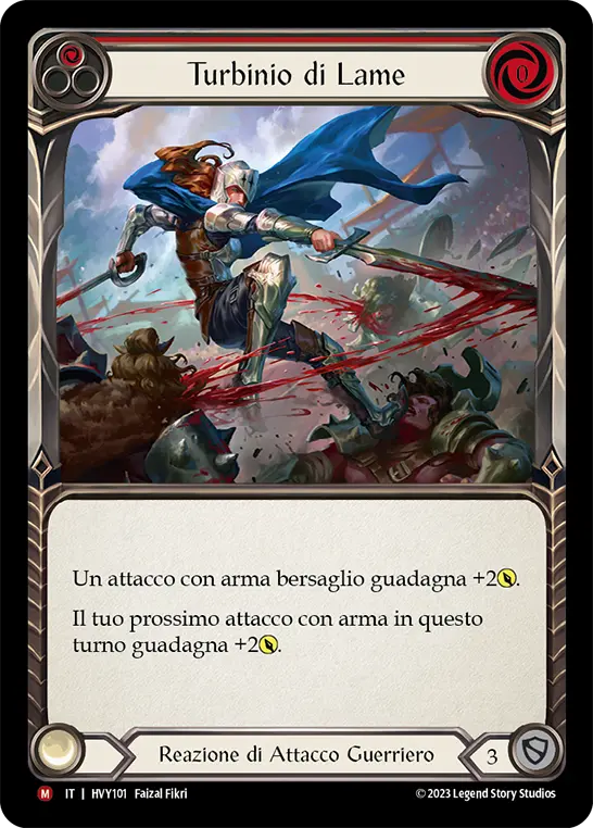 Card: Blade Flurry (red)