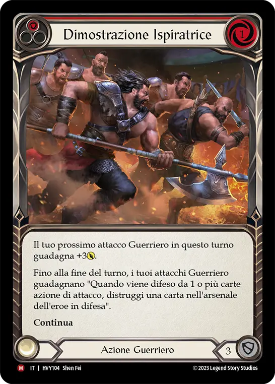 Card: Commanding Performance (red)